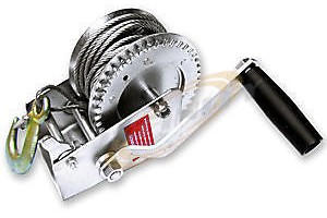 1200lbs STEEL CABLE HAND GEAR WINCH 4 BOAT ATV TRAILER